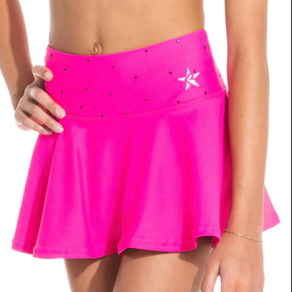 Rebel Athletic Pink Bedazzled Skirt/Skort